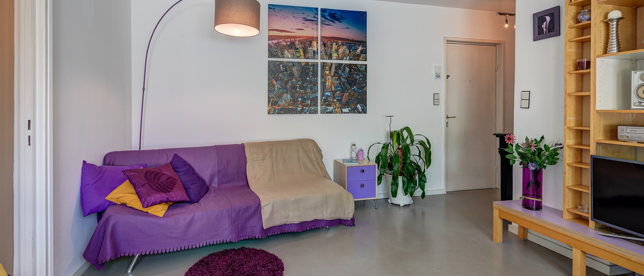 Dachterrassenwohnung München Neuhausen 03 Wohnzimmer 2774