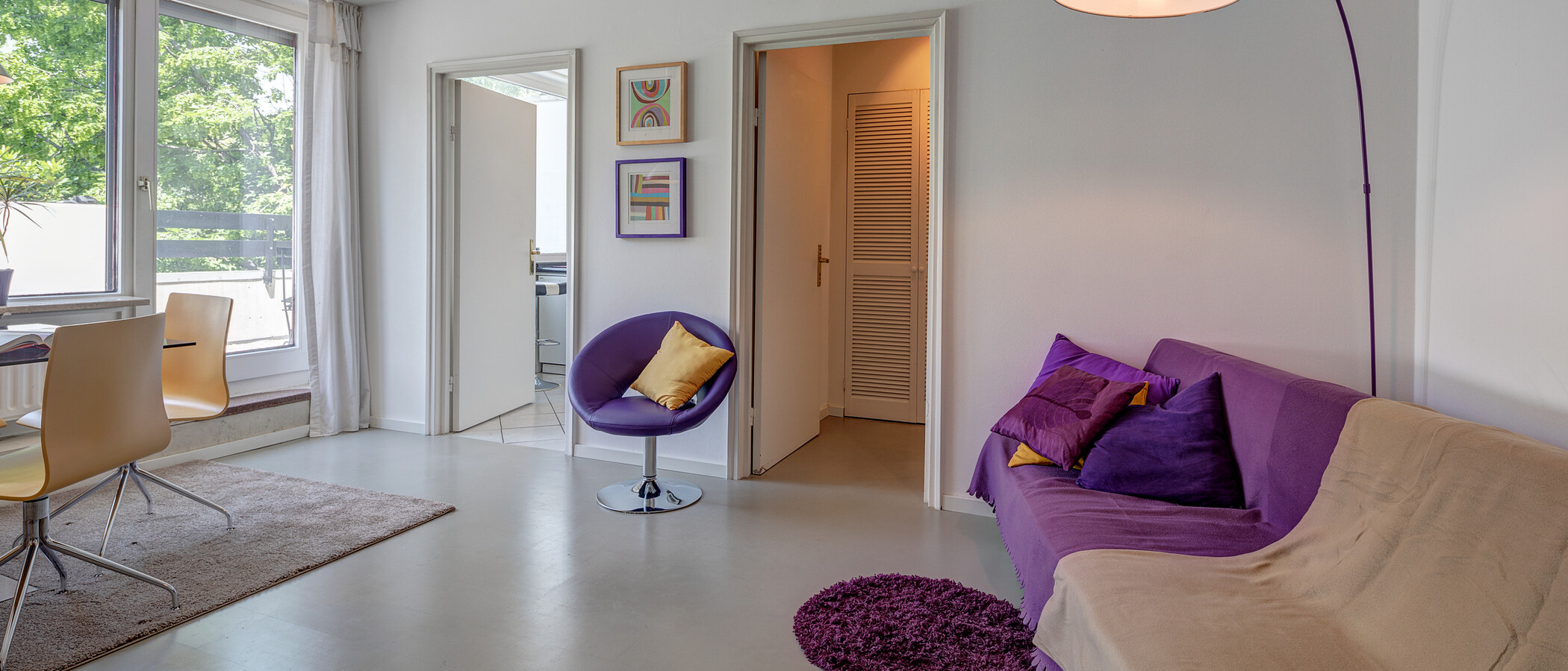 Dachterrassenwohnung München Neuhausen 04 Wohnzimmer 2774
