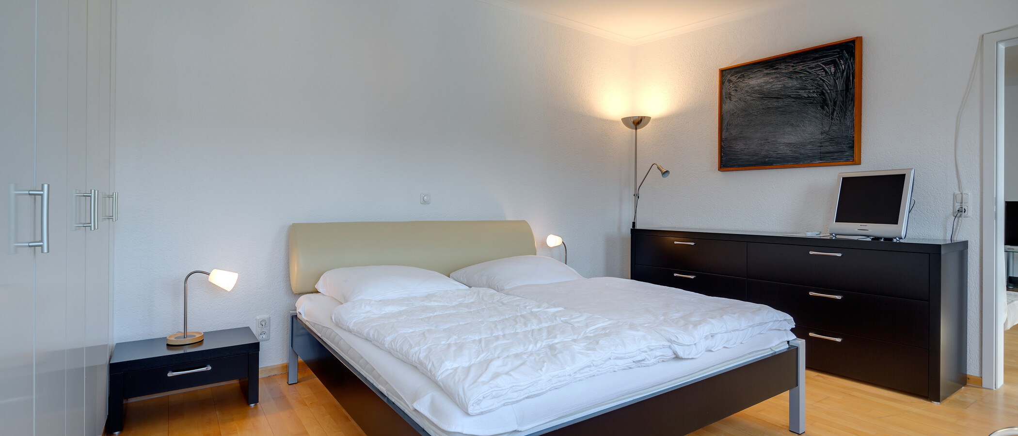 Dachterrassenwohnung München Lehel 01 Schlafzimmer 2849