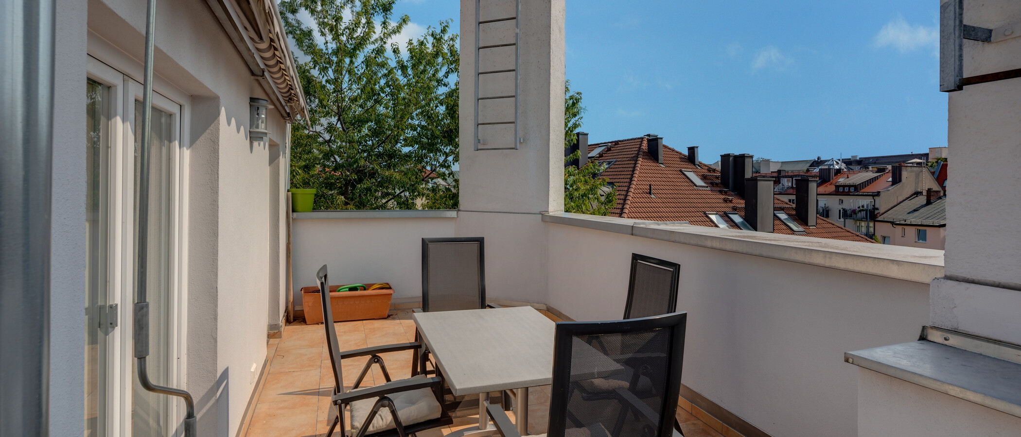Dachterrassenwohnung München Lehel 01 Dachterrasse 2849