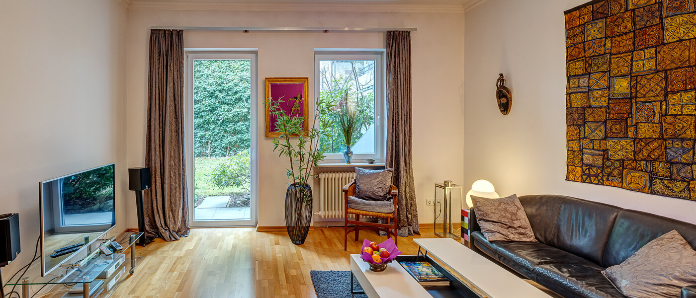 Wohnung München Schwabing-West (rund um den Hohenzollernplatz) 01 Wohnzimmer 2993