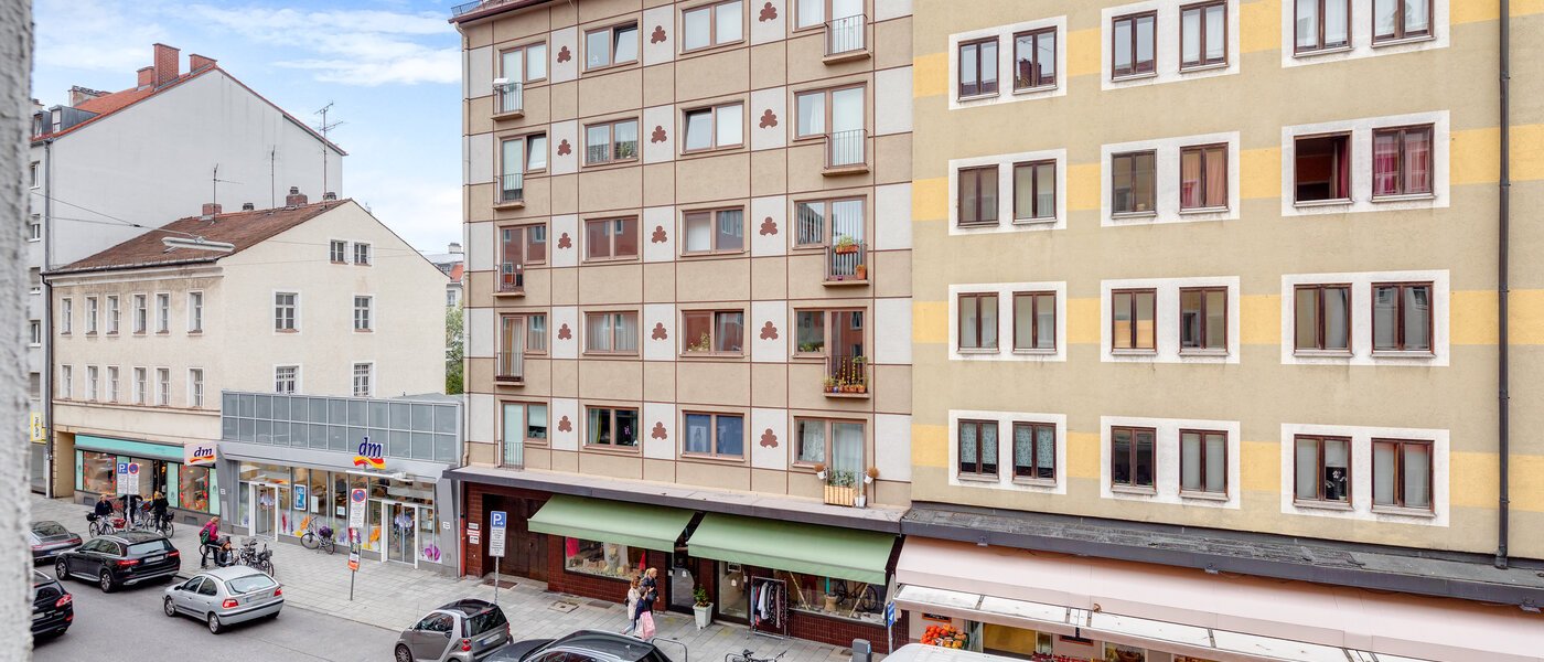 Wohnung München Schwabing (links der Leopoldstraße) 01 Aussicht 3177
