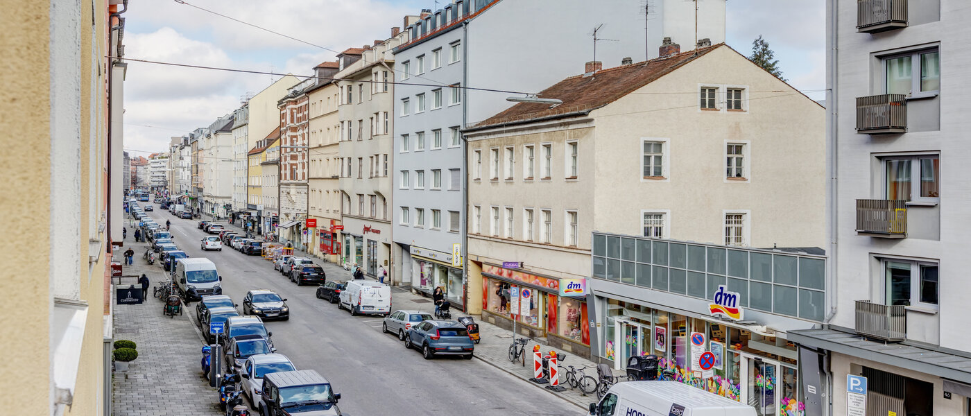 Wohnung München Schwabing (links der Leopoldstraße) 03 Aussicht 3177
