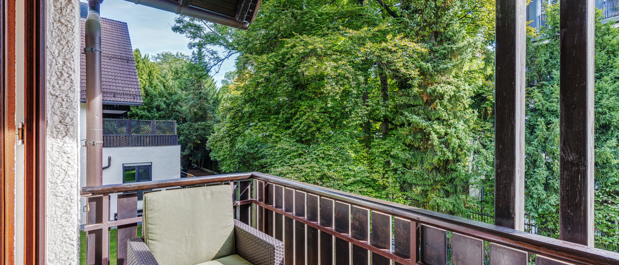 Maisonettewohnung München Herzogpark 02 2. Balkon 3249