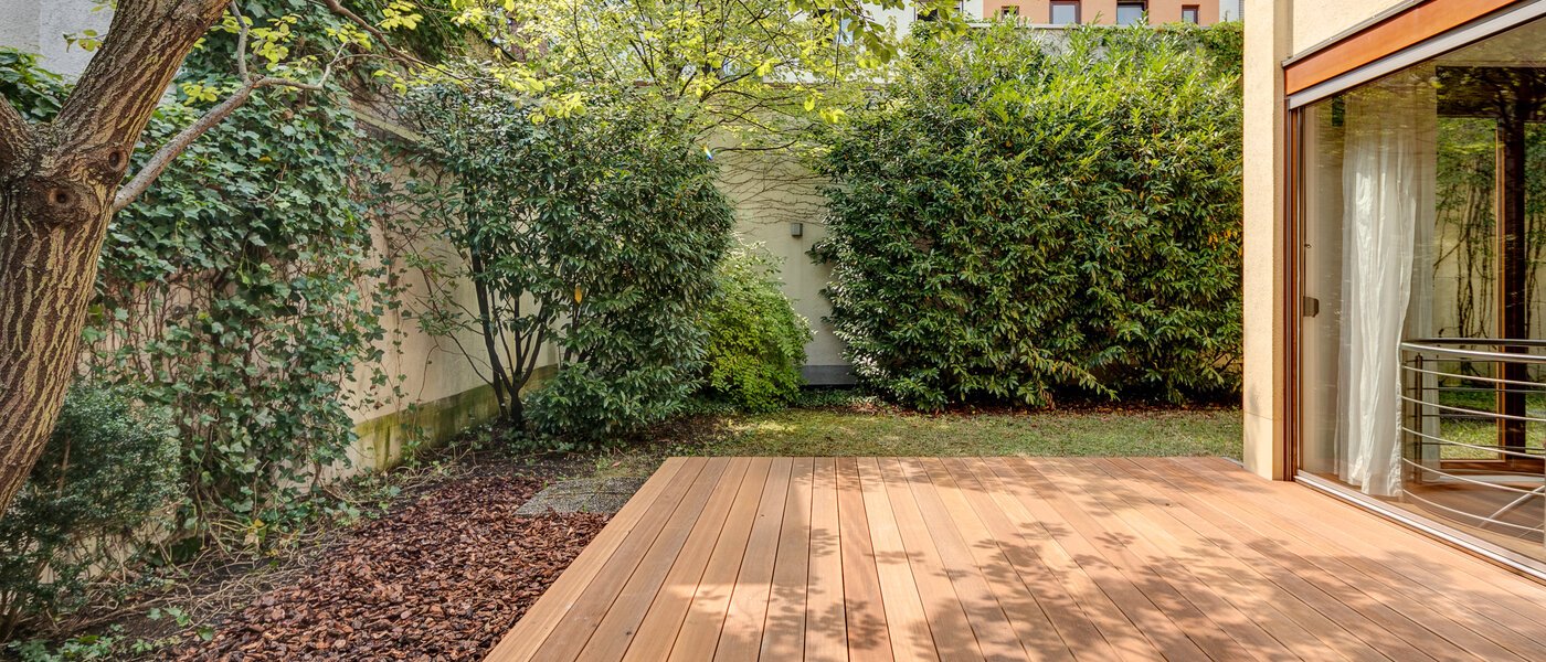 Doppelhaushälfte München Schwabing (links der Leopoldstraße) 01 Garten 3396