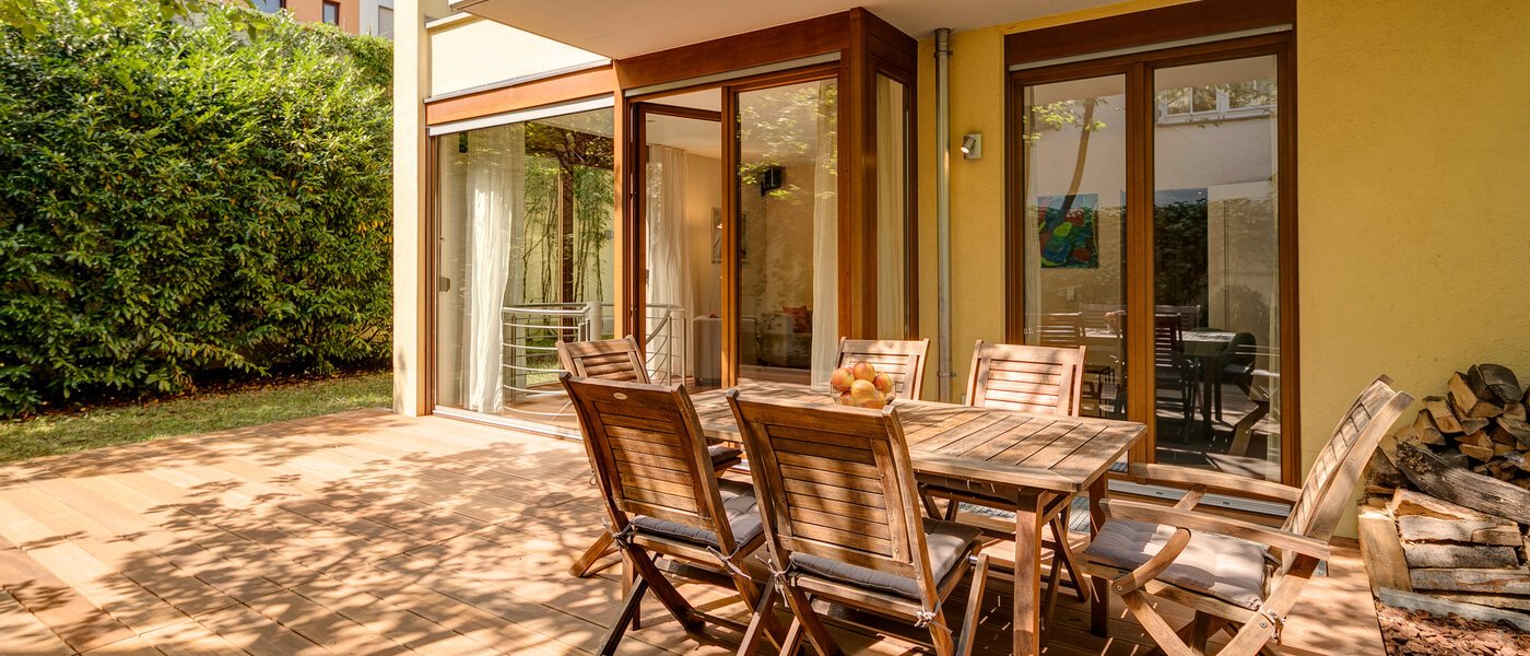 Doppelhaushälfte München Schwabing (links der Leopoldstraße) 02 Terrasse 3396