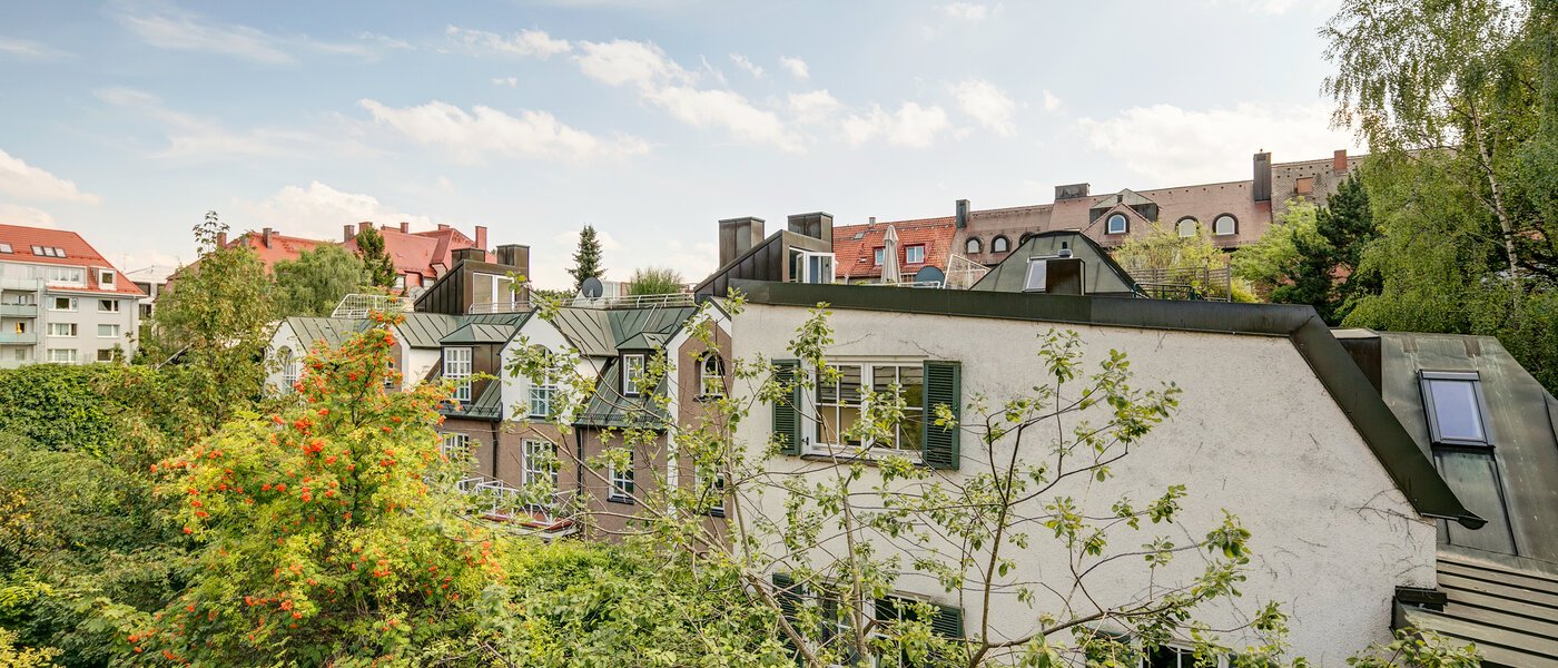 Doppelhaushälfte München Schwabing (links der Leopoldstraße) 02 Aussicht 3396