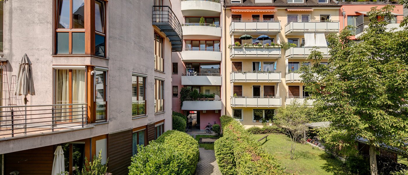 Doppelhaushälfte München Schwabing (links der Leopoldstraße) 03 Aussicht 3396