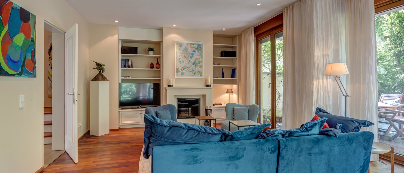 Doppelhaushälfte München Schwabing (links der Leopoldstraße) 03 Wohnbereich 3396