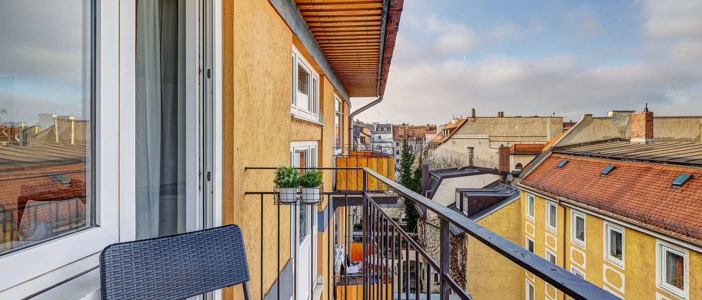 Wohnung München Maxvorstadt - Universitätsviertel 02 Balkon 3509