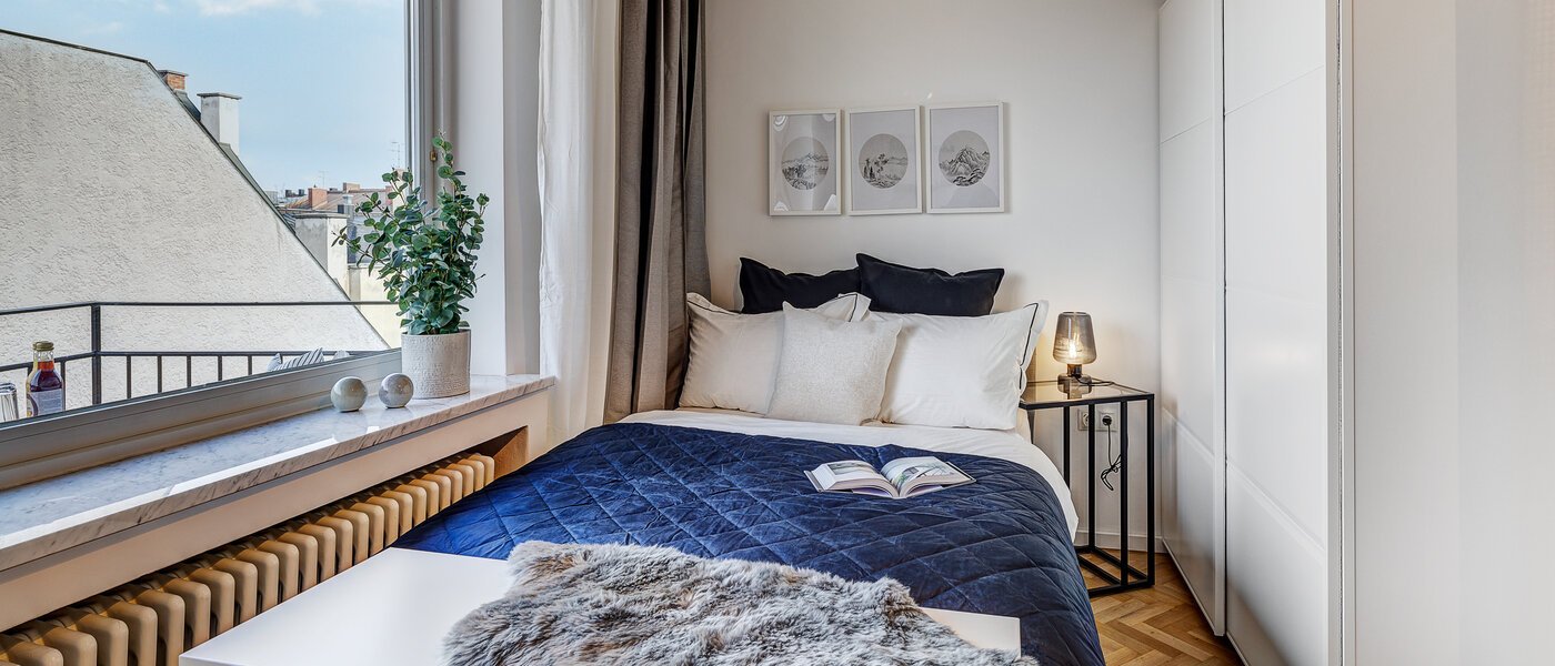 Wohnung München Maxvorstadt - Universitätsviertel 01 Schlafbereich 3509