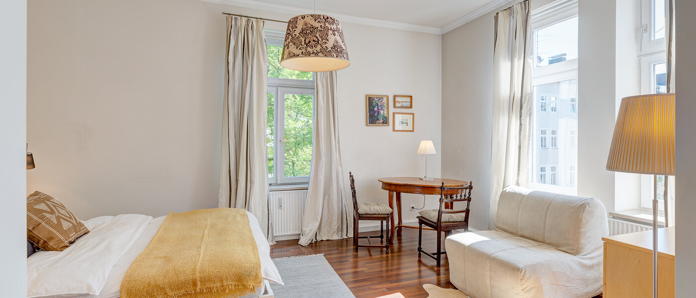 Wohnung München Maxvorstadt - Universitätsviertel 01 Schlafbereich 3592