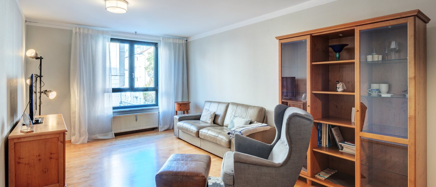 Wohnung München Maxvorstadt - Museumsviertel 01 Wohnbereich 3668