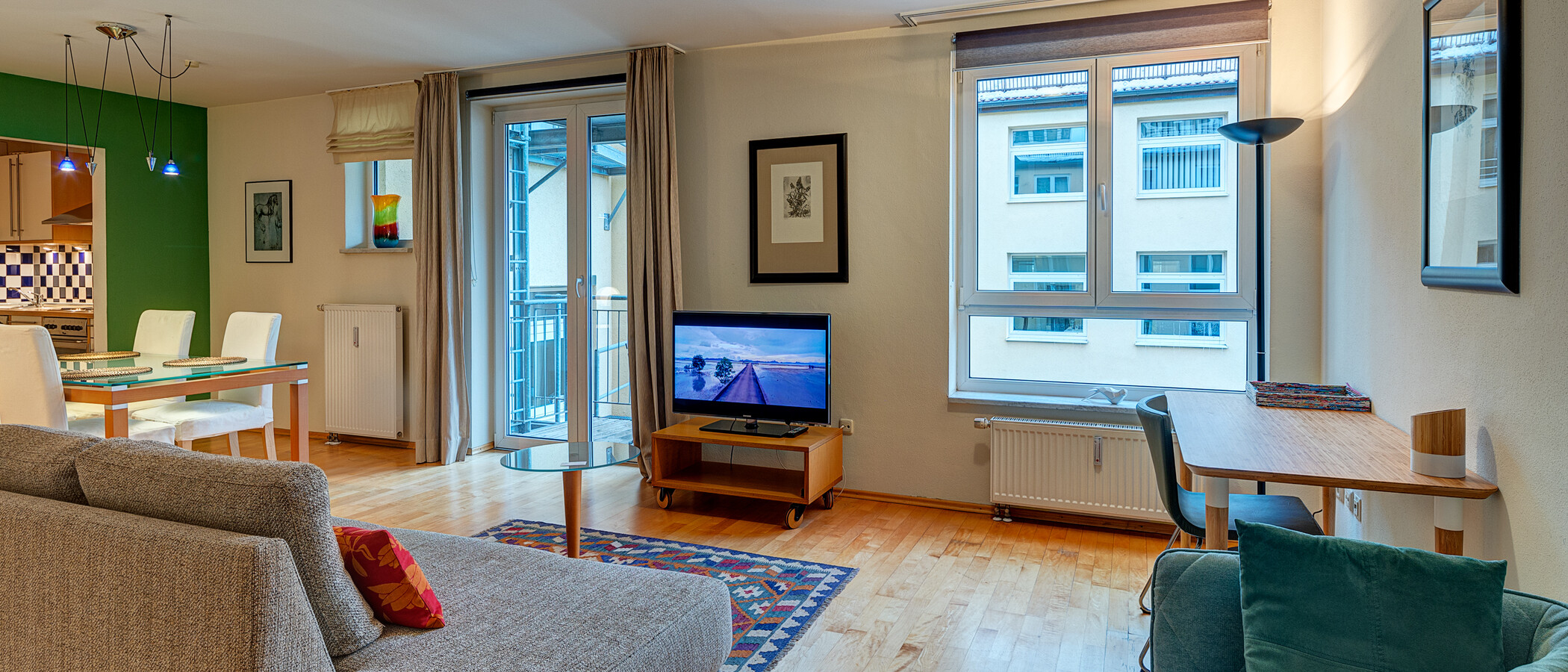 Wohnung München Maxvorstadt - Museumsviertel 02 Wohnbereich 3669