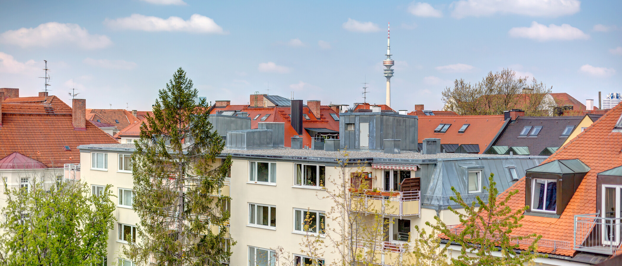 Galeriewohnung München Schwabing (links der Leopoldstraße) 01 Aussicht 3679