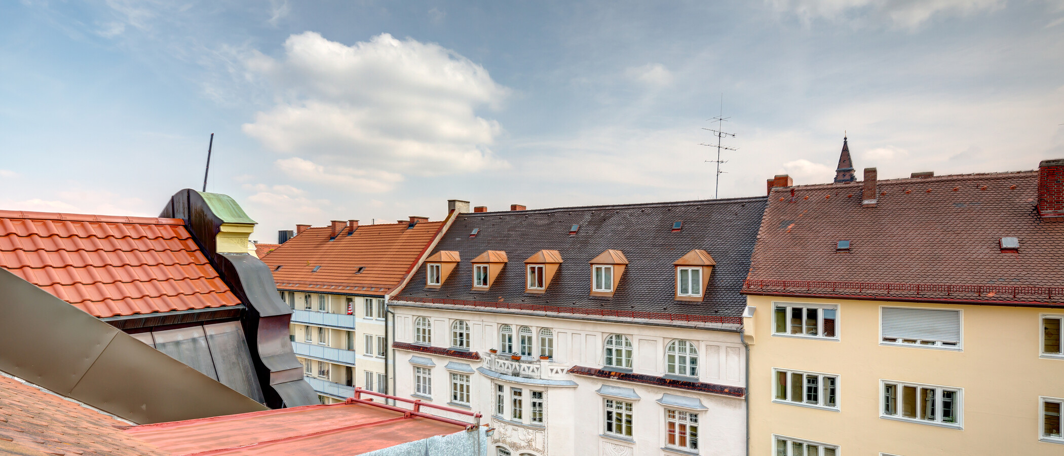 Galeriewohnung München Schwabing (links der Leopoldstraße) 05 Aussicht 3679