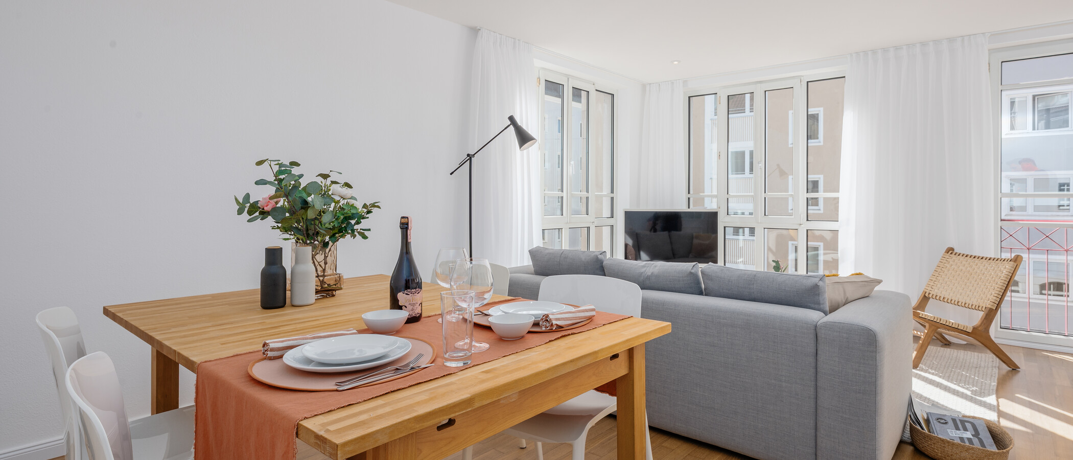 Wohnung München Maxvorstadt - Rund um den Josephsplatz 01 Wohnbereich 3735