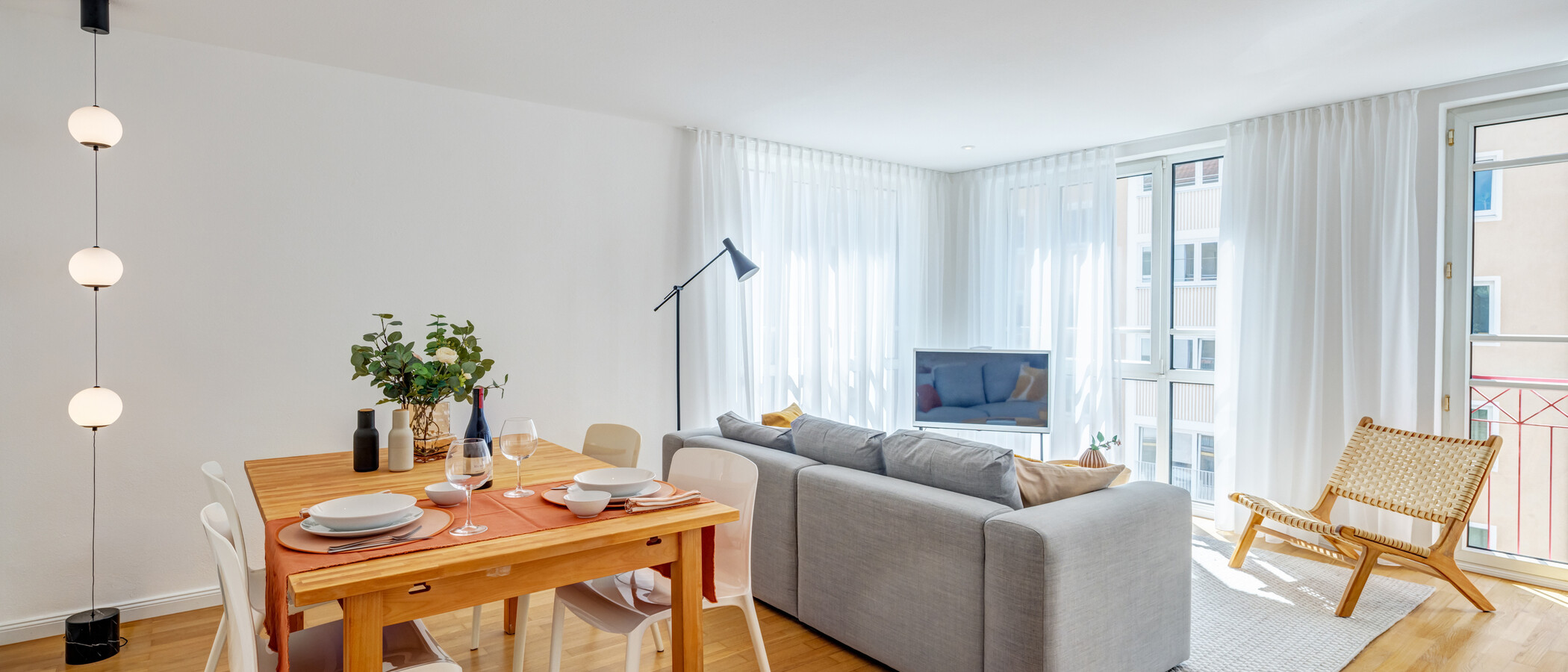 Wohnung München Maxvorstadt - Rund um den Josephsplatz 01 Wohnbereich 3735