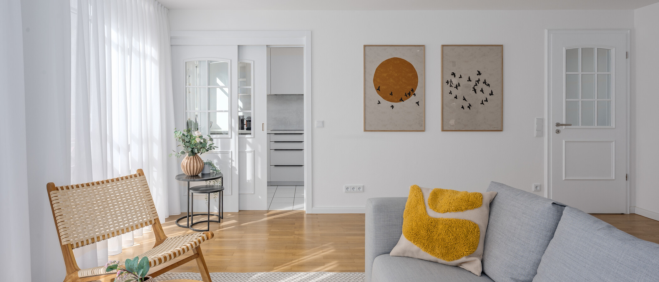 Wohnung München Maxvorstadt - Rund um den Josephsplatz 03 Wohnbereich 3735