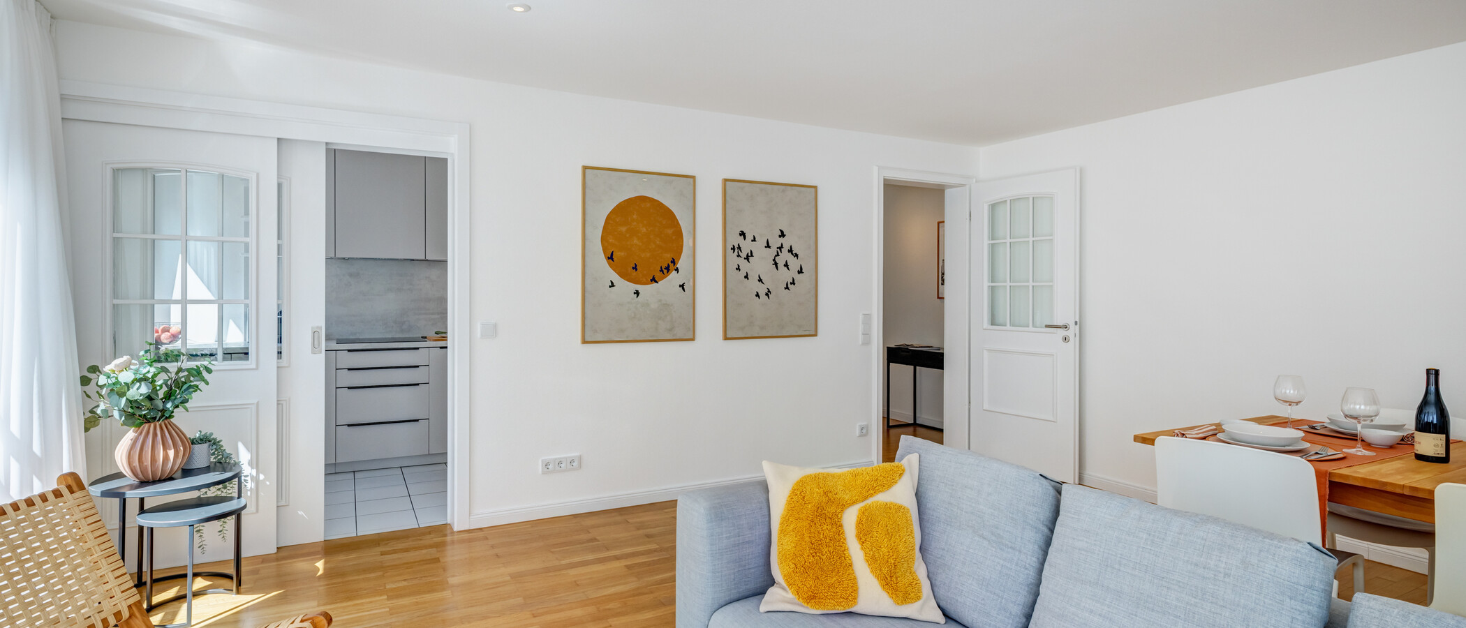 Wohnung München Maxvorstadt - Rund um den Josephsplatz 03 Wohnbereich 3735