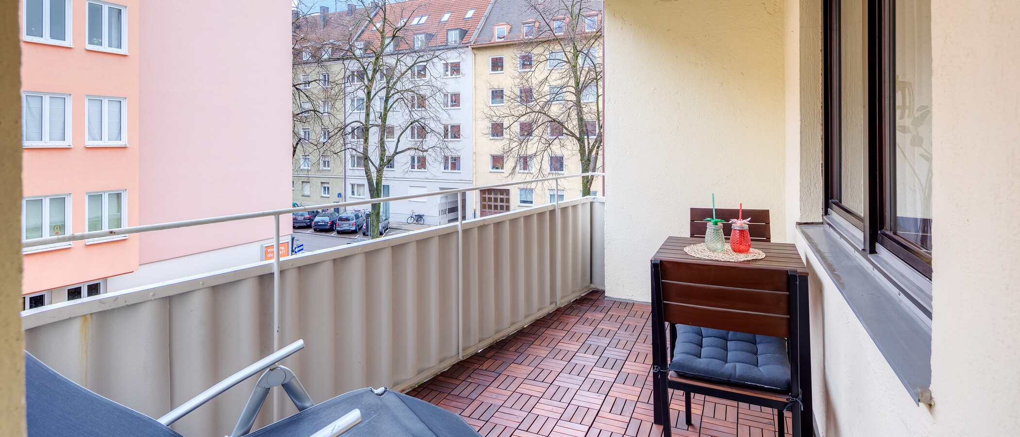 Wohnung München Schwabing-West (rund um den Hohenzollernplatz) 02 Balkon 3827