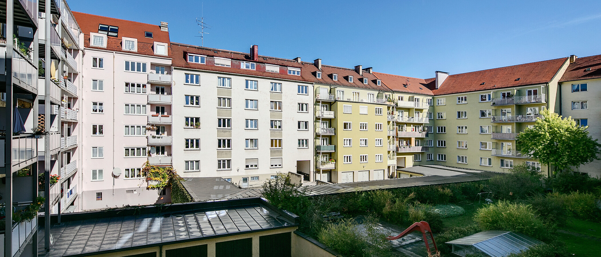 Wohnung München Schwabing-West (rund um den Hohenzollernplatz) 03 Aussicht 3827