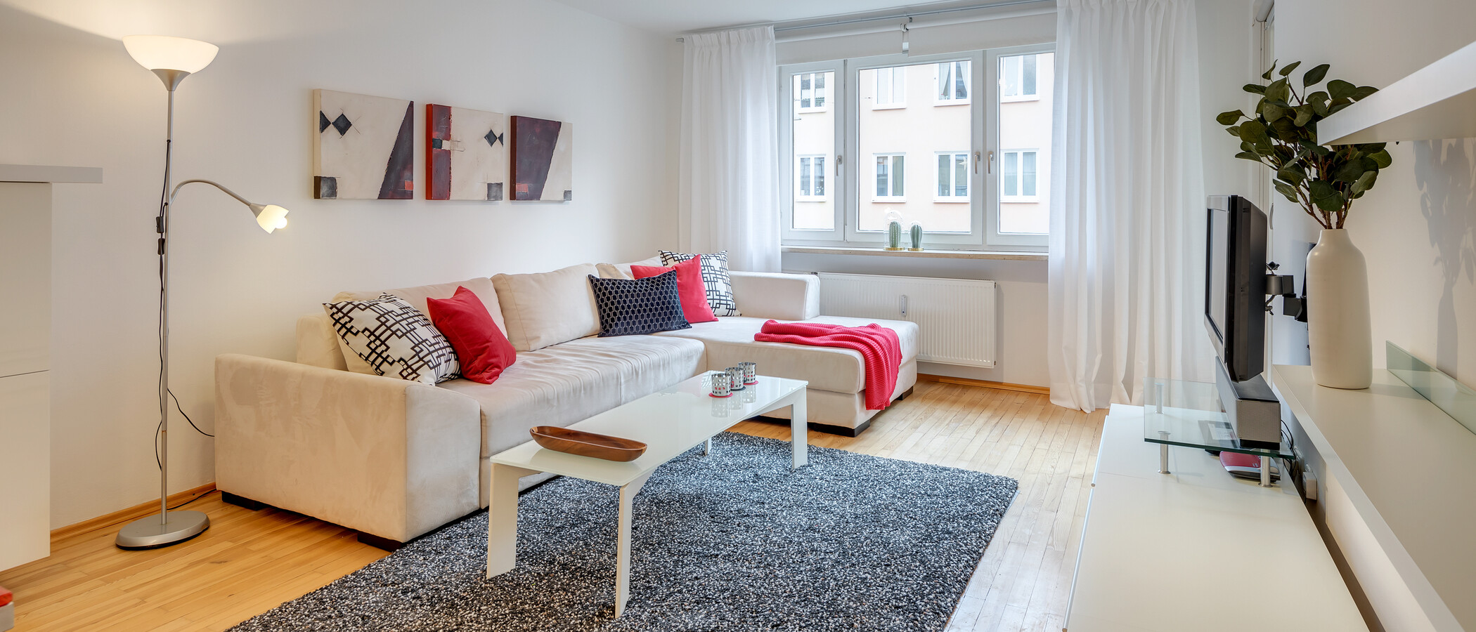 Wohnung München Schwabing-West (rund um den Hohenzollernplatz) 01 Wohnbereich 3827