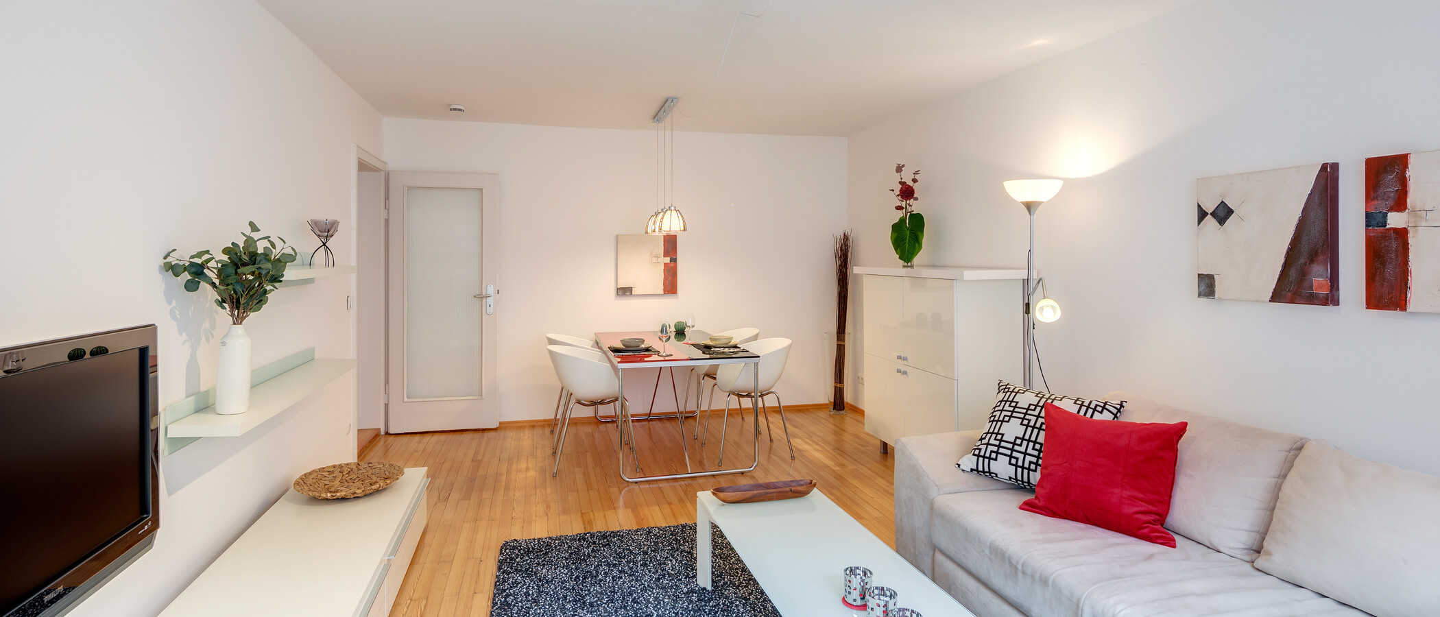 Wohnung München Schwabing-West (rund um den Hohenzollernplatz) 04 Wohnbereich 3827