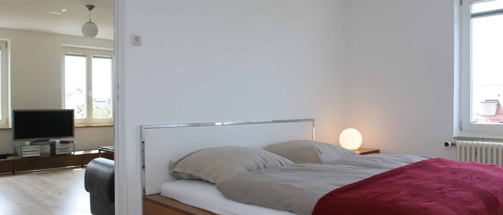Dachterrassenwohnung München Lehel 01 Schlafen 3850