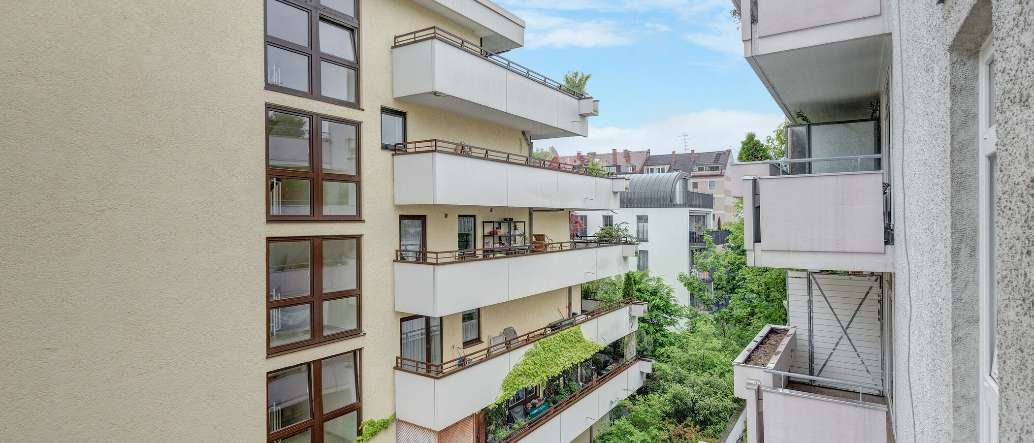 Wohnung München Schwabing (links der Leopoldstraße) 01 Aussicht 386