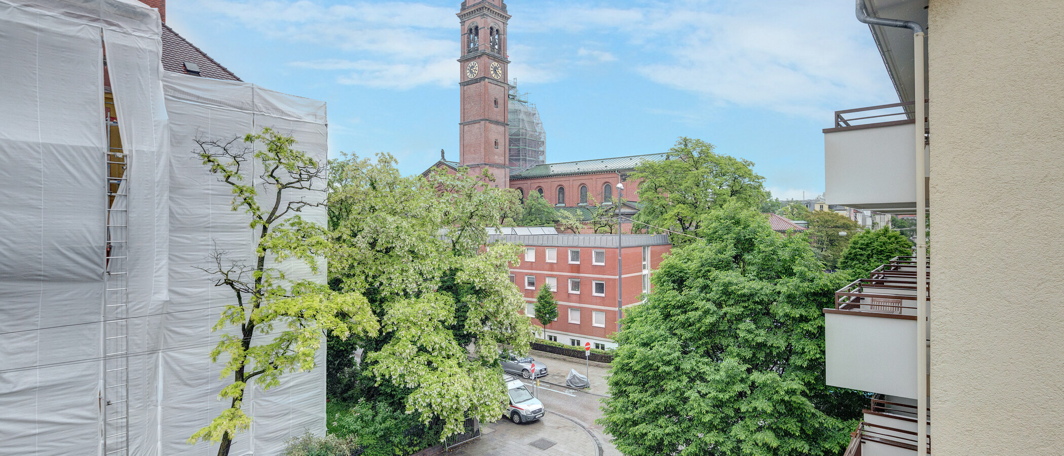 Wohnung München Schwabing (links der Leopoldstraße) 02 Aussicht 386