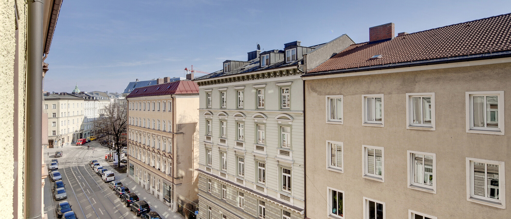 Dachterrassenwohnung München Gärtnerplatzviertel 01 Aussicht 4036