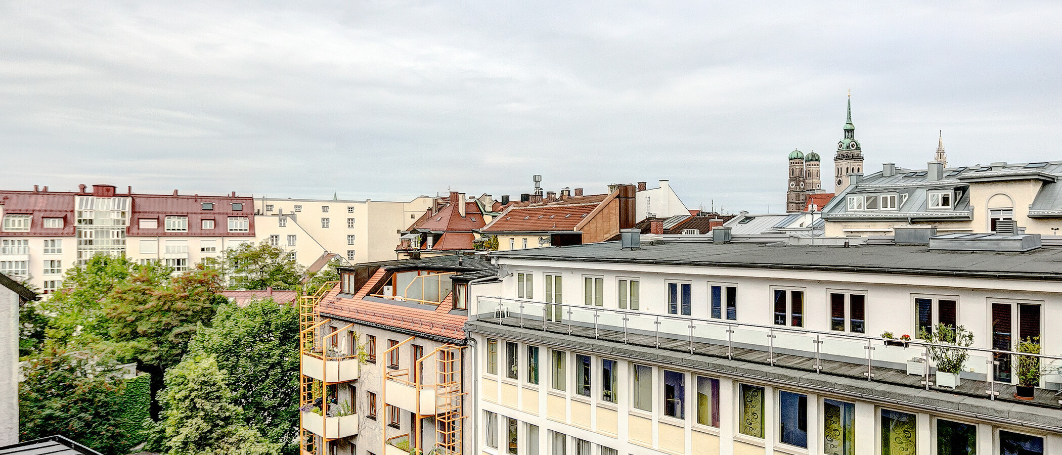 Dachterrassenwohnung München Gärtnerplatzviertel 03 Aussicht 4036
