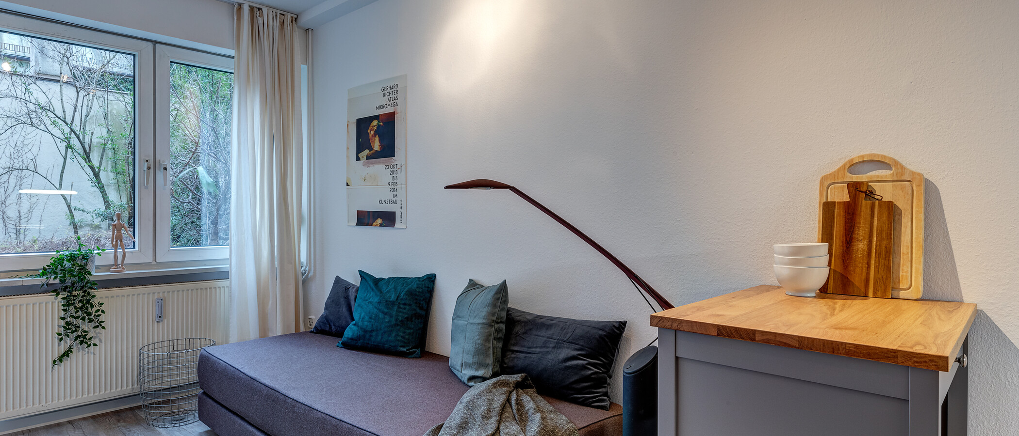 Apartment München Maxvorstadt - Amalienpassage 02 Wohnbereich 4037