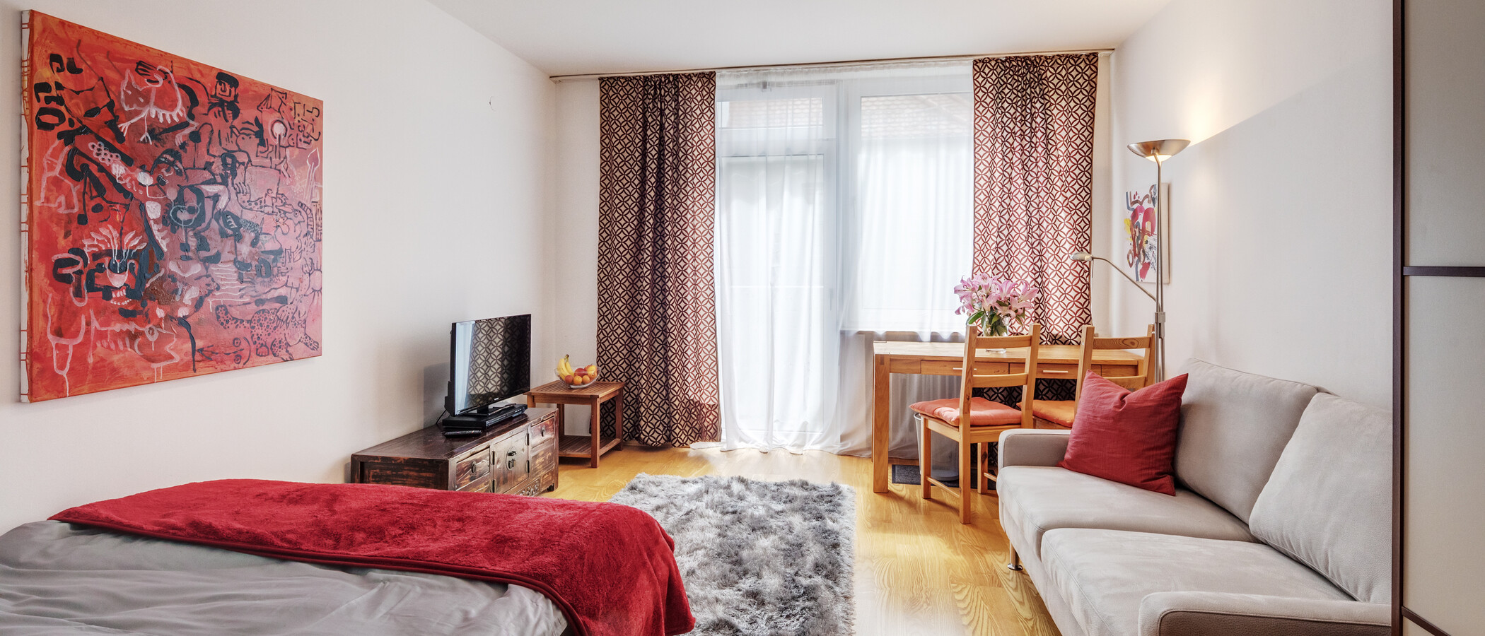 Apartment München Schwabing-West (rund um den Hohenzollernplatz) 02 Wohnbereich 4086