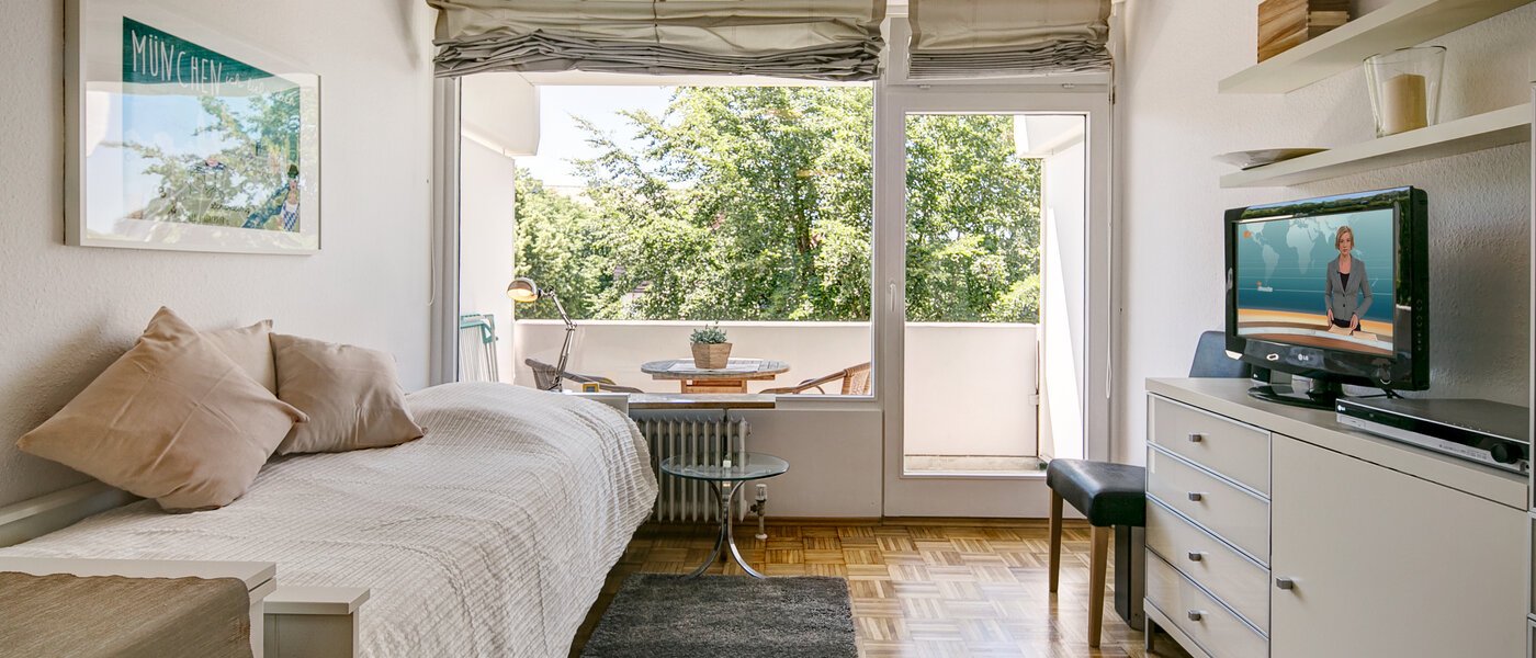 Apartment München Schwabing-Nord (zw. Leopoldstraße & Englischen Garten) 01 Wohnen 4089