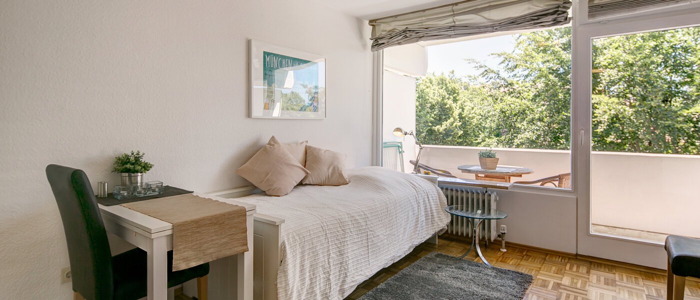 Apartment München Schwabing-Nord (zw. Leopoldstraße & Englischen Garten) 02 Wohnen 4089