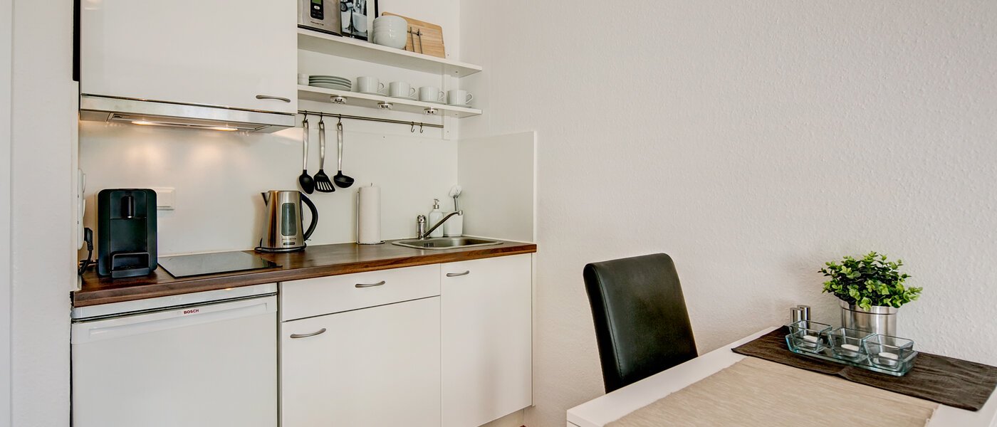 Apartment München Schwabing-Nord (zw. Leopoldstraße & Englischen Garten) 02 Küche 4089