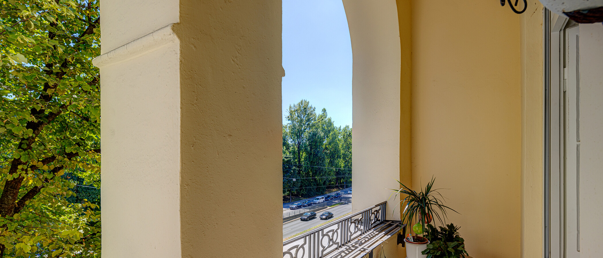 Wohnung München Lehel 01 Balkon 4093