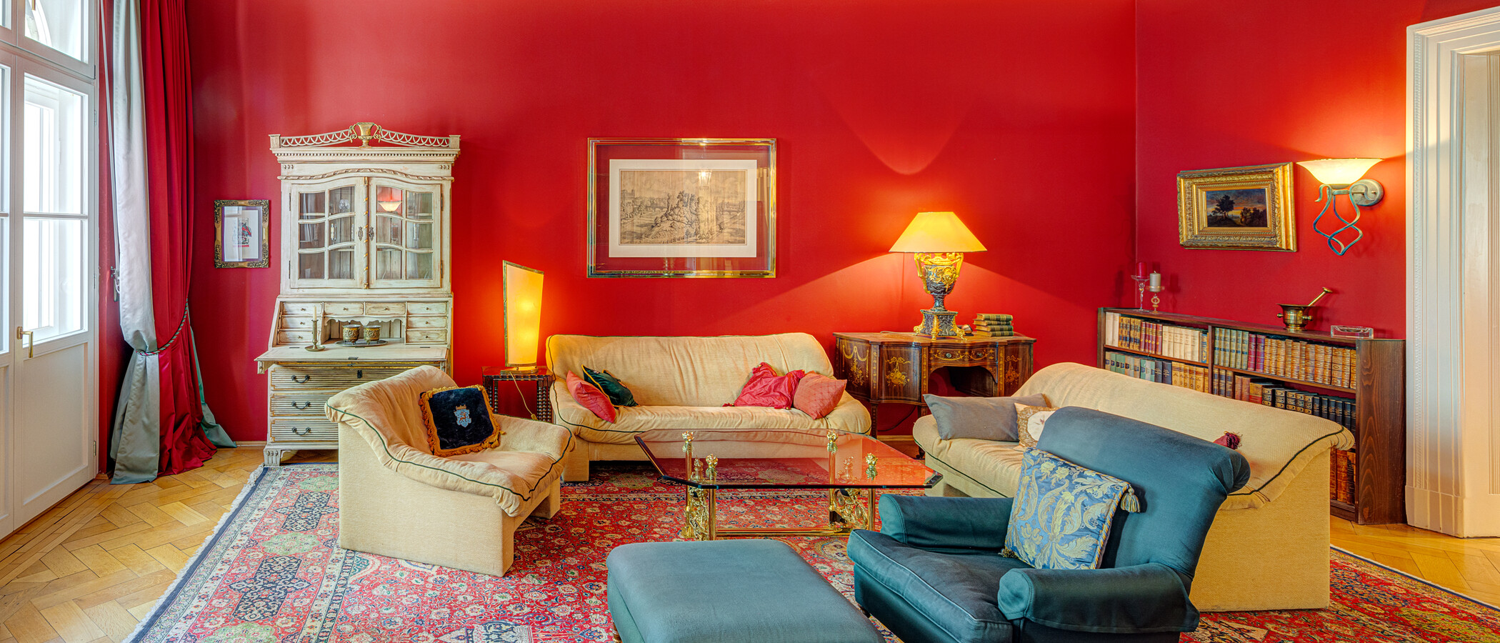 Wohnung München Lehel 01 Wohnzimmer 4093