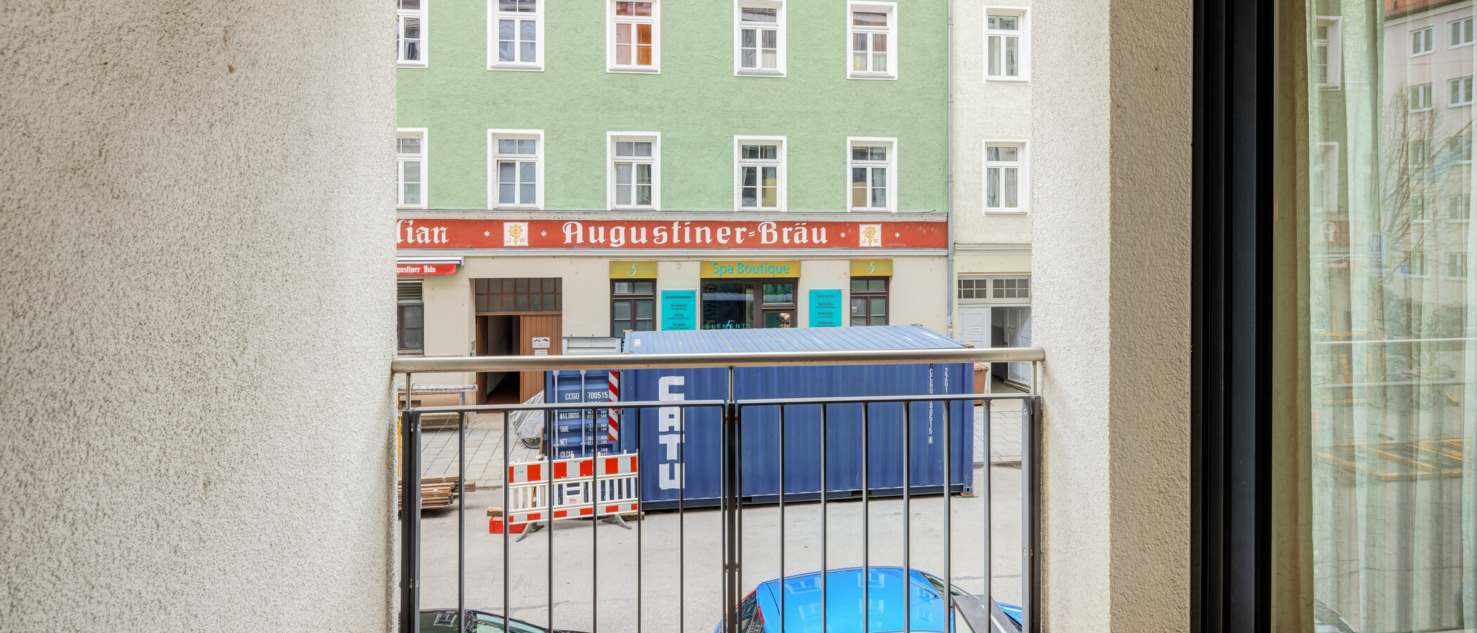 Wohnung München Glockenbachviertel 02 Balkon 4097