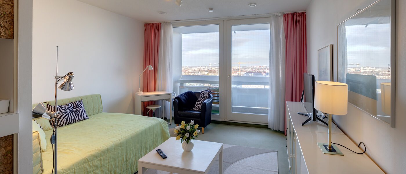 Apartment München Olympiadorf 01 Wohnbereich 413