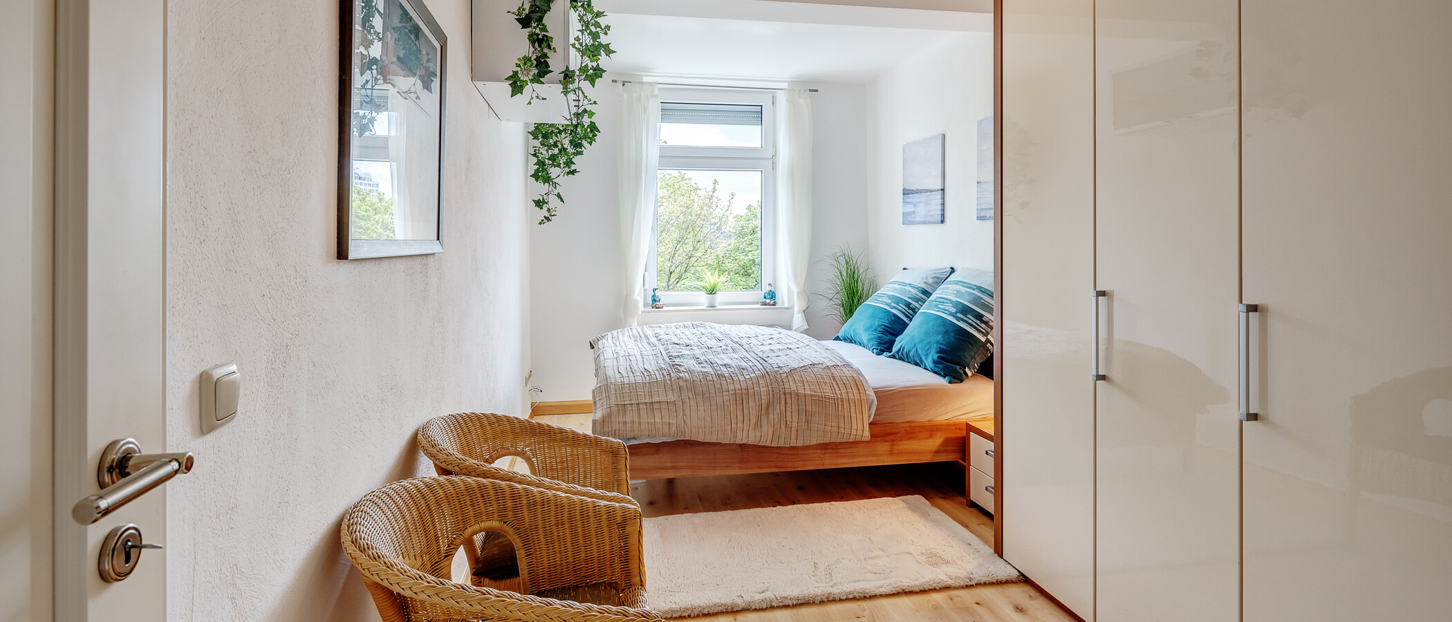 Dachgeschosswohnung München Obergiesing 01 Schlafzimmer 4141