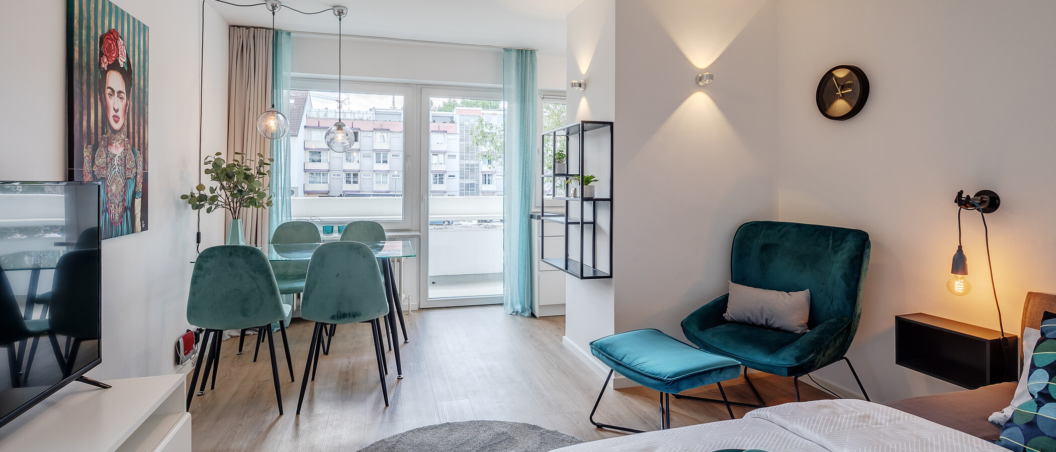 Wohnung München Milbertshofen 02 Wohnbereich 4166