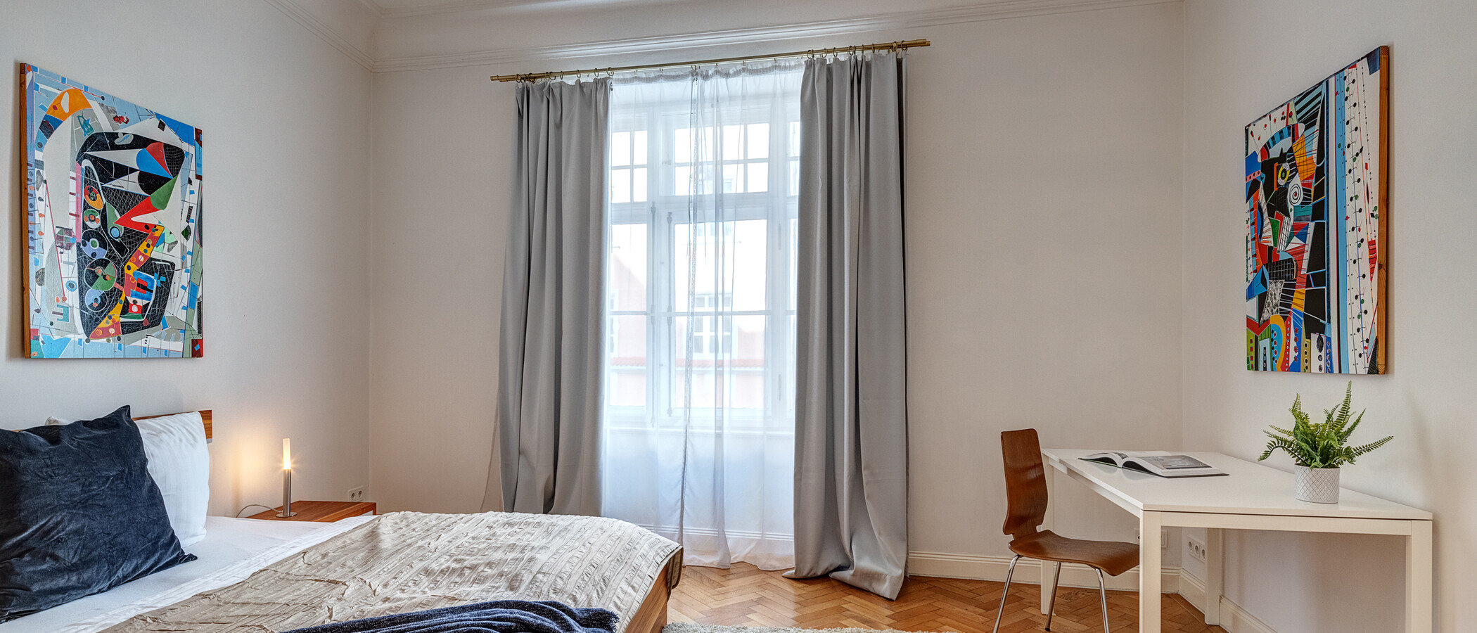 Wohnung München Maxvorstadt - Rund um den Josephsplatz 02 1. Schlafzimmer 4242