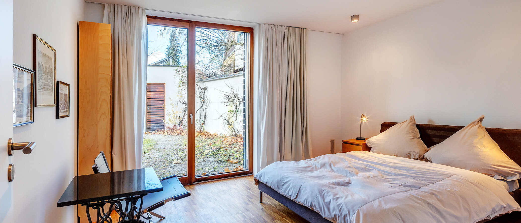 Gartenwohnung München Harlaching 01 Schlafzimmer 4247