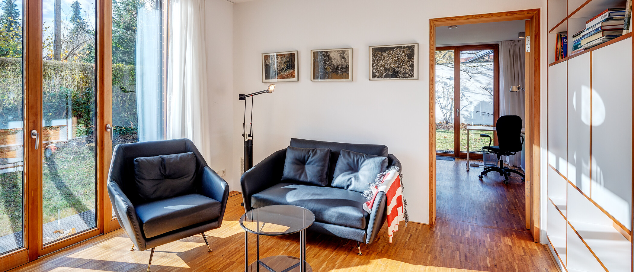 Gartenwohnung München Harlaching 02 Wohnzimmer 4247