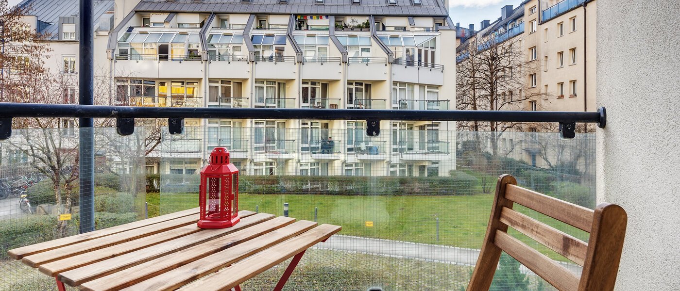 Apartment München Maxvorstadt - Museumsviertel 02 Balkon 4250