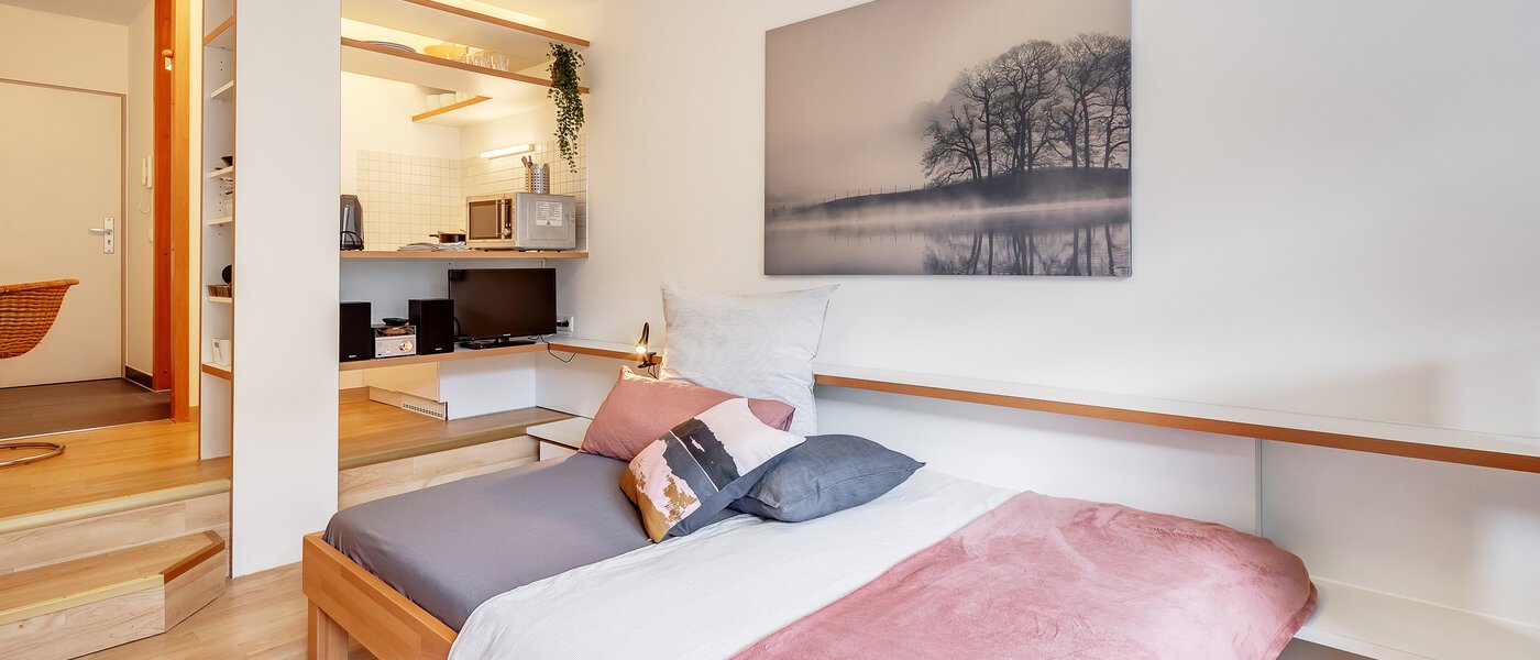 Apartment München Maxvorstadt - Museumsviertel 01 Schlafbereich 4250