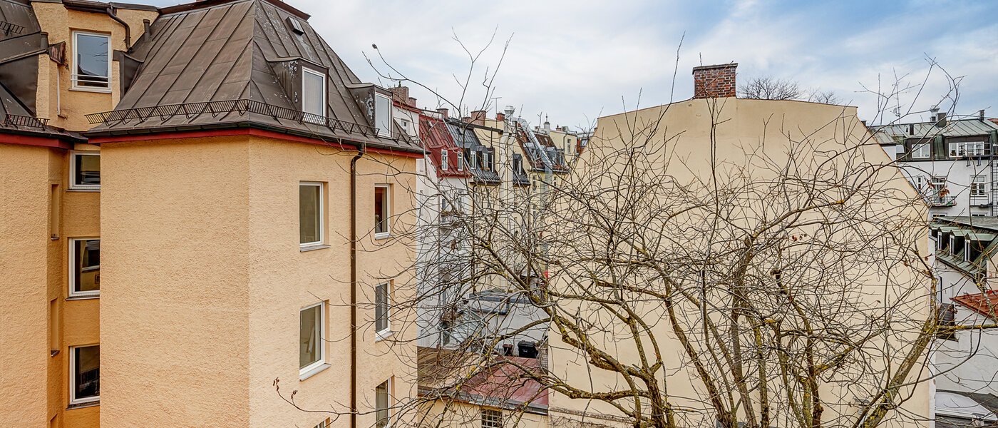 Wohnung München Schwabing (rechts der Leopoldstraße) 02 Aussicht 4261